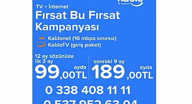 TÜRKSAT KABLO'DAN DEV HİZMET