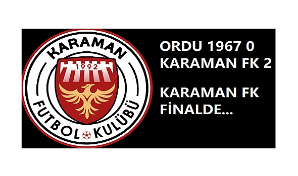 Karaman FK Finalde