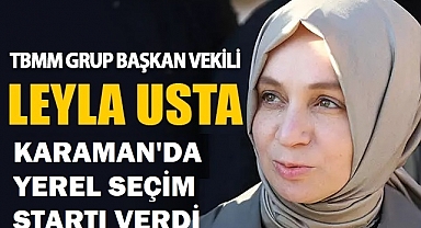 AK Parti TBMM Grup Başkanvekili Usta Karaman'da Yerel Seçim Startı Verdi