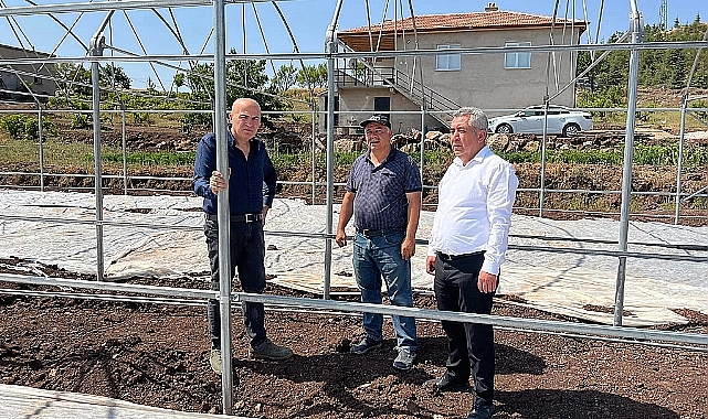 KOP tarafından ilimizde yapılan seralar hızla tamamlanıyor