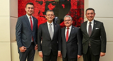 CHP'nin Karaman Belediye Başkan Adayı Sertçelik, Genel Başkan Özel'i Ziyaret Etti