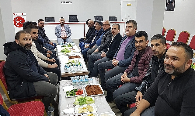 MHP Yönetimi'nden basına çiğköfte ikramı