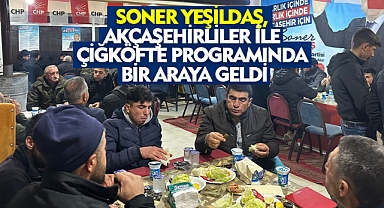 Soner Yeşildaş, Akçaşehirliler İle Çiğköfte Programında Buluştu