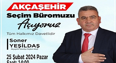 Akçaşehir Belediye Başkan Adayı Soner Yeşildaş