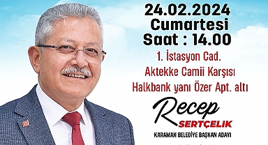 Chp Adayı Recep Sertçelik Seçim Bürosunu Açıyor