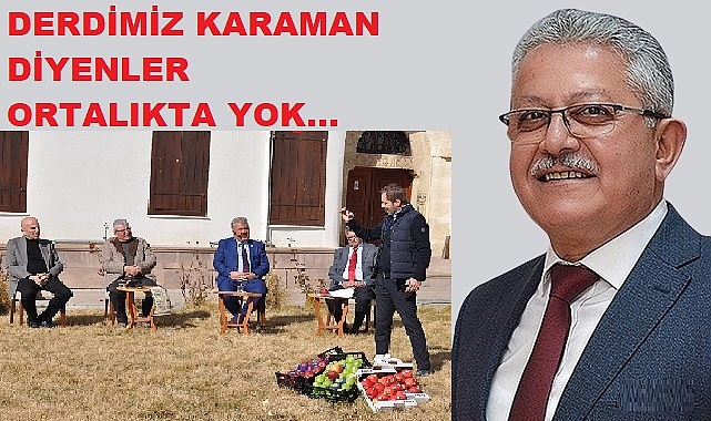 CHP'DEN TANITIM HAMLESİ DERDİMİZ KARAMAN DİYENLER ORTALIKTA YOK
