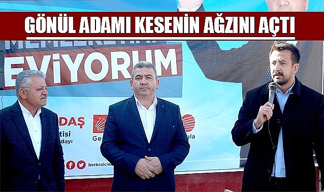 Gönül adamı kesenin ağzını açtı