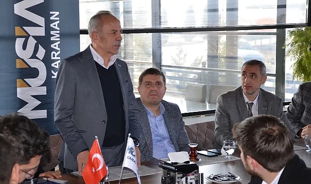 MÜSİAD Karaman Üyeleri Aylık Dost Meclisinde Toplandı