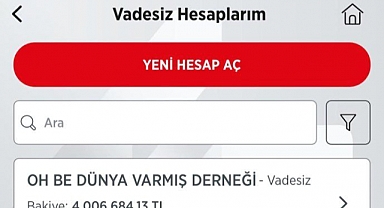 OH BE DÜNYA VARMIŞ DERNEĞİ BAĞIŞ