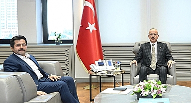 Vekil Osman Sağlam, Ulaştırma Bakanı Uraloğlu'yla Karaman'ın Ulaşımını Konuştu