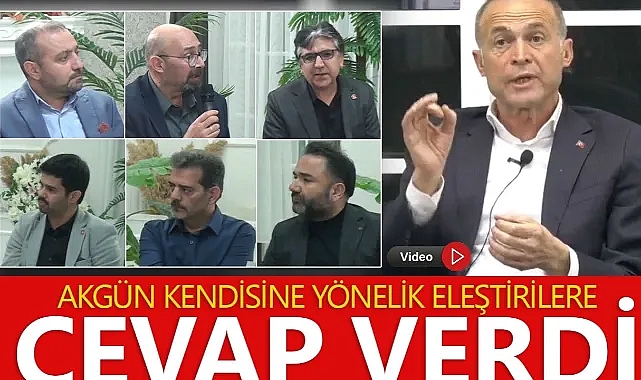 Mevlüt Akgün Gündem Takip Programında Gazetecilerin Sorularını Cevapladı