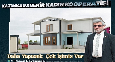Recep Başkan'dan Kadın Kooperatifi Sözü. 