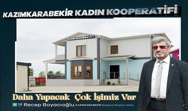 Recep Başkan'dan Kadın Kooperatifi Sözü.