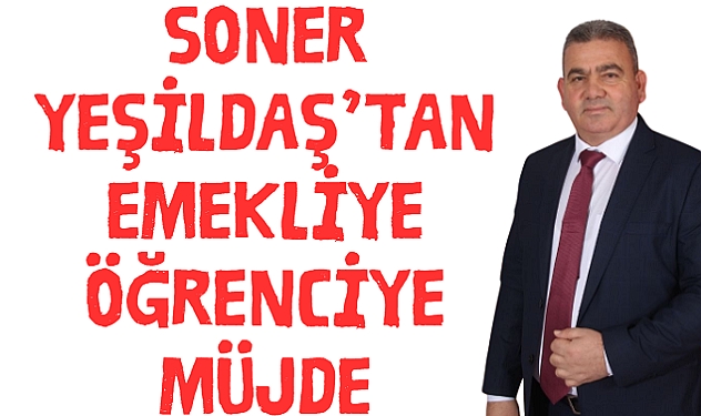 Soner Yeşildaş'tan Hemşehrilerine Ramazan Ayı Müjdesi