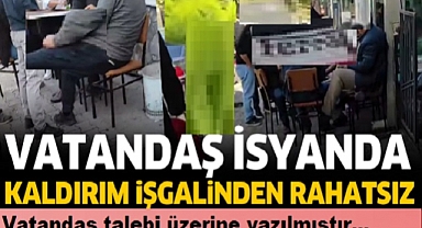 Vatandaş İsyanda ! Kaldırımda Yürüyemiyoruz.