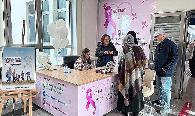 Hastanede KETEM Temas Noktası Standı Kuruldu