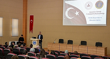 KMÜ'lü Öğrencilere Madde Bağımlılığı Semineri Verildi