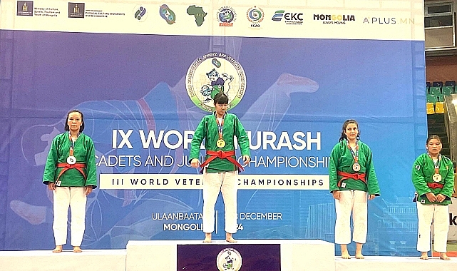 Karamanlı sporcu Moğolistan'daki Dünya Şampiyonasında 3. Oldu