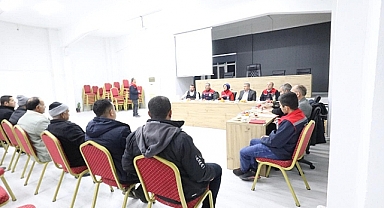 Tarım toplantısı Akçaşehir beldesinde yapıldı