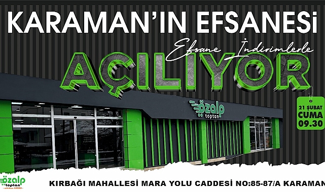 Açılışa özel indirim Karaman'ı salladı