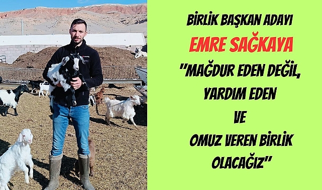 Birlik Başkan Adayı EMRE SAĞKAYA;