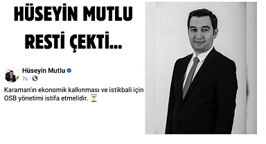HÜSEYİN MUTLU RESTİ ÇEKTİ...