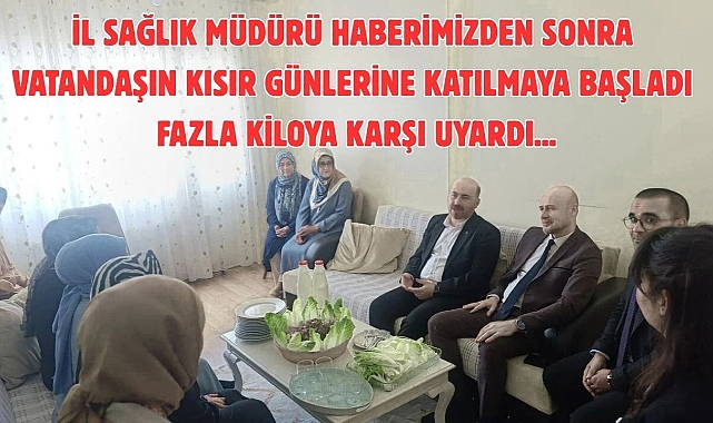 Karaman'da Sağlık Ekibi Gün Davetinde Vatandaşlarla Buluştu