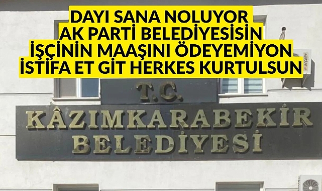 Kazımkarabekir Belediyesi'nde İşçi Krizi Büyüyor