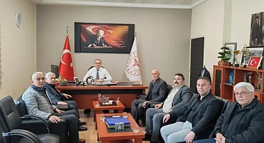 Muhtarlar Derneğinden Hastaneye Ziyaret