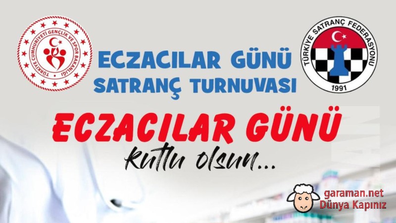 Eczacılar Günü Satranç Turnuvası Düzenlenecek