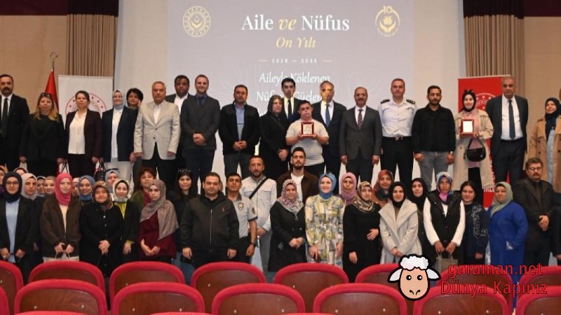 Karaman’da Millî Aile Haftası Programı Düzenlendi