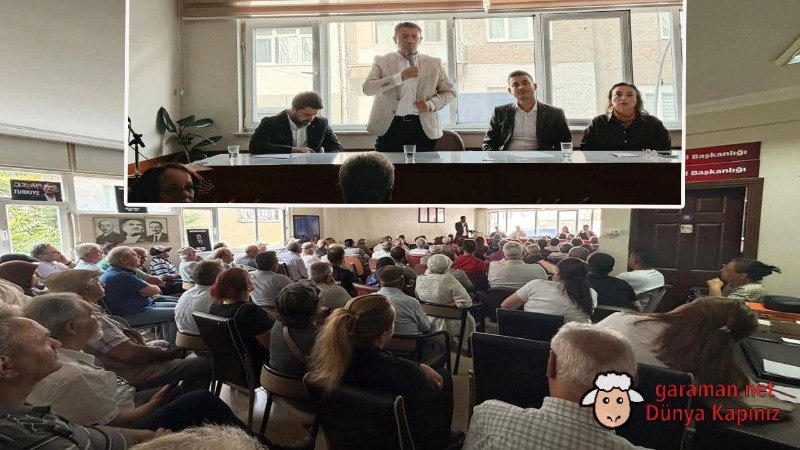 CHP Karaman Teşkilatı; “Seçilmiş Genel Başkanımız Özgür Özel’in Yanındayız”