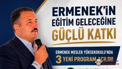 Ermenek’in Eğitim Geleceğine Güçlü Katkı