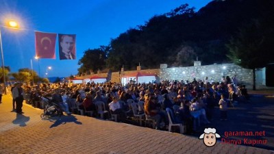 Gezen Sinema Tırı Ermenek'te Vatandaşlarla Buluştu