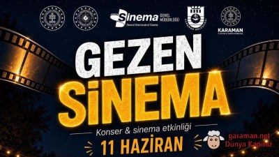 Gezen Sinema Tırı Kazımkarabekir’de Vatandaşlarla Buluşacak