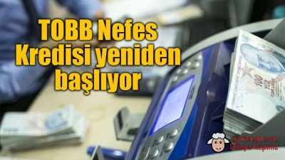 TOBB Nefes Kredisi Yeniden Başlıyor