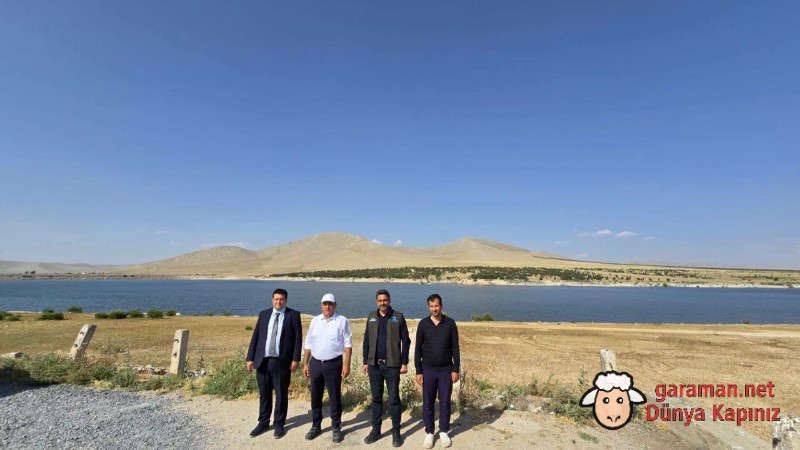 DSİ 4. Bölge Müdürü Mehmet Alp, Ayrancı'da incelemelerde bulundu