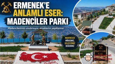 Ermenek'e Anlamlı Eser: Madenciler Parkı