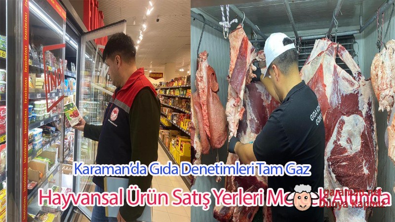 Hayvansal Ürün Satış Yerleri Mercek Altında