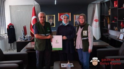 Karaman Yeşilay'dan İl Tarım ve Orman Müdürlüğü'ne Ziyaret