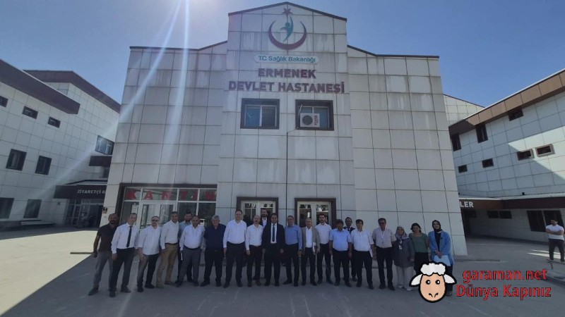 Karaman'da Temmuz Ayı Sağlık Değerlendirme Toplantısı Ermenek'te Yapıldı