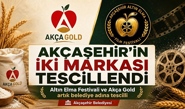 AKÇAŞEHİR BELEDİYESİ 2 MARKASI TESCİLLENDİ
