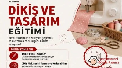 İğneyle Güçlenen Kadınlar: Dikiş ve Tasarım Eğitimi Düzenlenecek