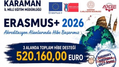 Karaman İl Millî Eğitim Müdürlüğüne Güçlü Hibe Desteği