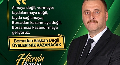 Karaman Ticaret Borsası Adayı Özdal: Yüksek Maaşlara Son Vereceğiz