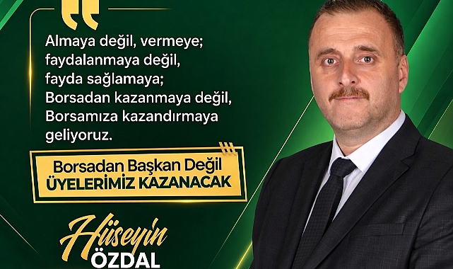 Karaman Ticaret Borsası Adayı Özdal: Yüksek Maaşlara Son Vereceğiz