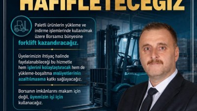 Karaman Ticaret Borsası Adayı Özdal'dan Üyelere Forklift ...