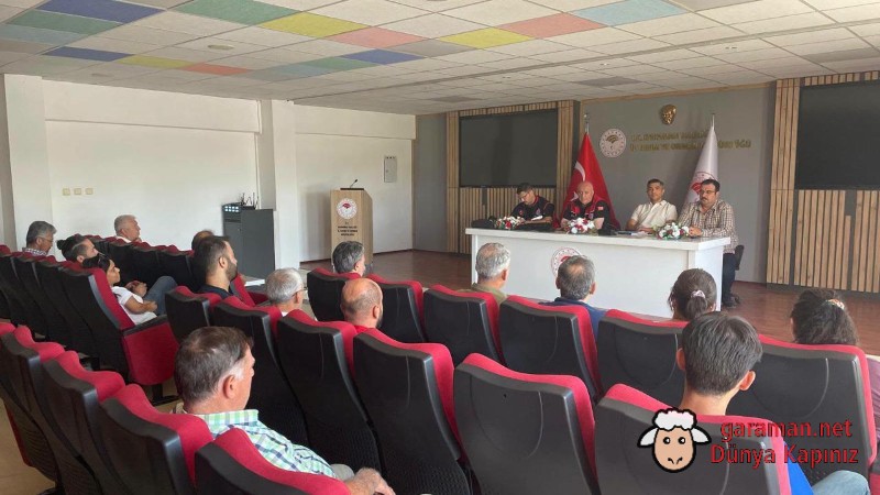Karaman'da Hayvan Hastalıklarıyla Mücadele Masaya Yatırıldı