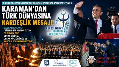 Karaman’dan Türk Dünyasına Kardeşlik Mesajı