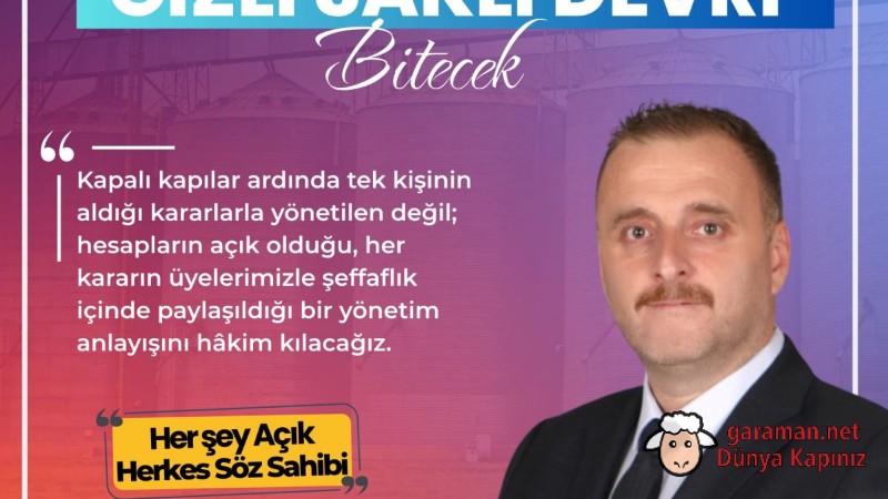 Özdal: Karaman Ticaret Borsası'nda Şeffaflık Devri Başlay...